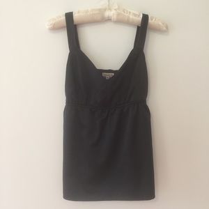 Black Satin Converse Tank Top